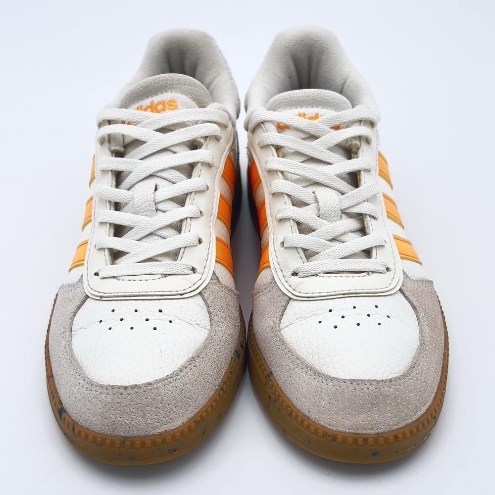 Adidas Breaknet Sleek Cream White Orange Gum Shoes IH7753 Women's Size 8 - Picture 14 of 14
